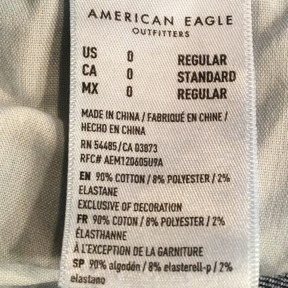 American Eagle Jegging Jeans Hi-Rise Ne(x)t Level Stretch 0 R - Picture 3 of 4